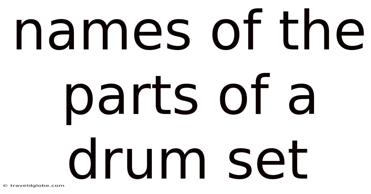 Names Of The Parts Of A Drum Set