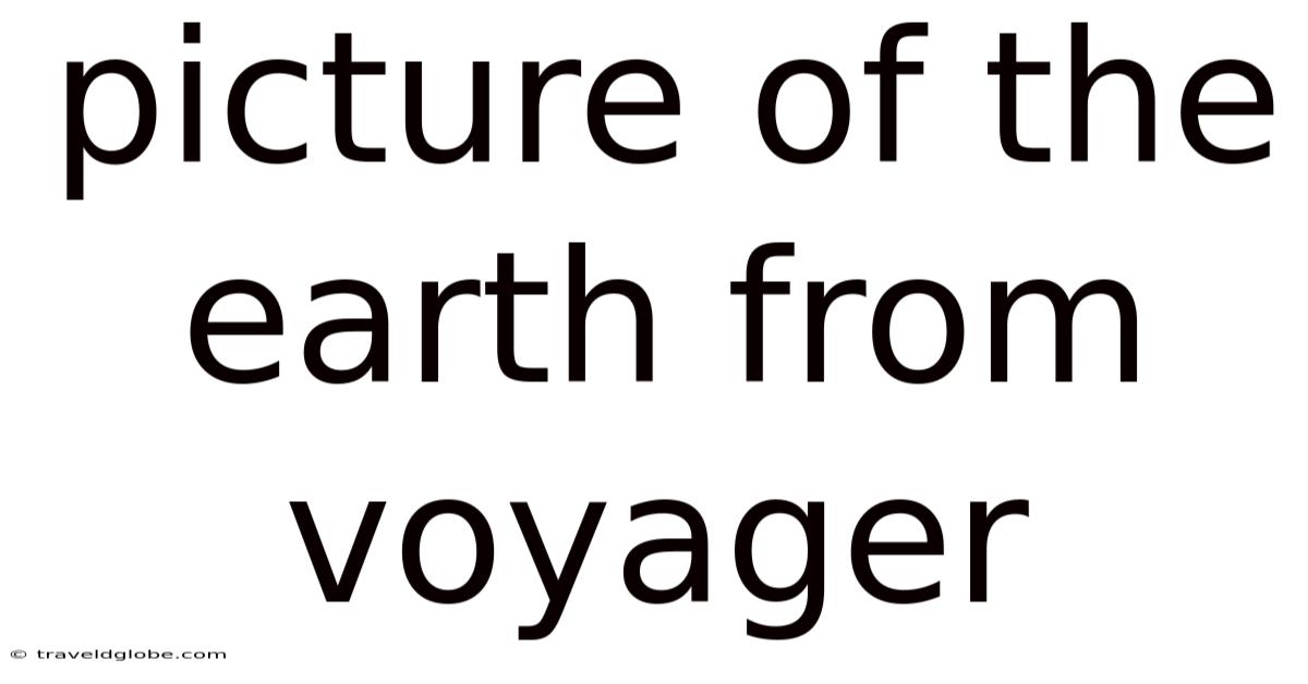 Picture Of The Earth From Voyager